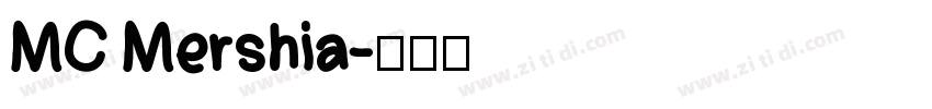 MC Mershia字体转换